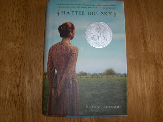 Hattie Big Sky book cover by Kirby Larsen