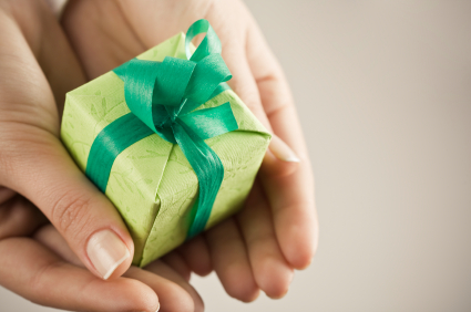 small green gift box