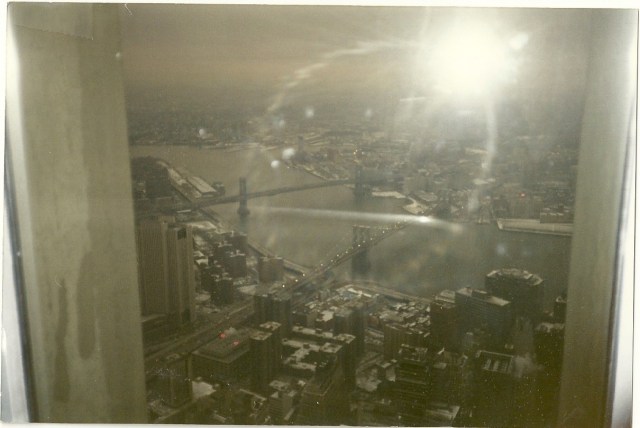 view from top of world trade center